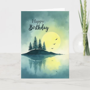 Joyful Island Birthday Card