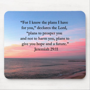 JOYFUL JEREMIAH 29:11 SUNRISE MOUSE PAD