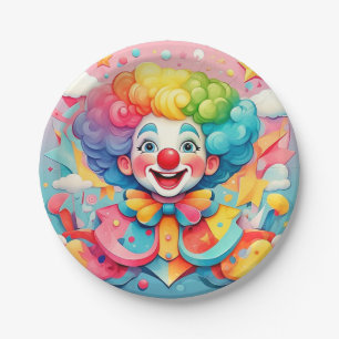 " JOYFUL JESTER " PAPER PLATE