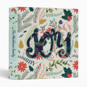 Joyful Joy Christmas Personnalisé Photo Classeur