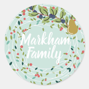 Joyful Joy Holiday Ajouter Nom Stickers Holiday