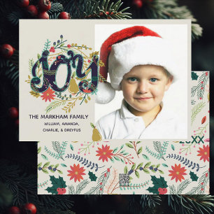 Joyful Joy Holiday Photo Card