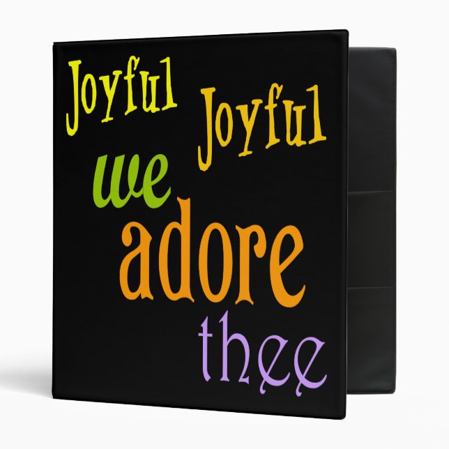 Joyful, Joyful Binder (Front/Inside)