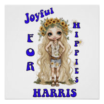 Joyful Kamala Harris President Hippie Boho