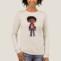 Joyful Kid Rainbow Jacket 3D Character Long Sleeve