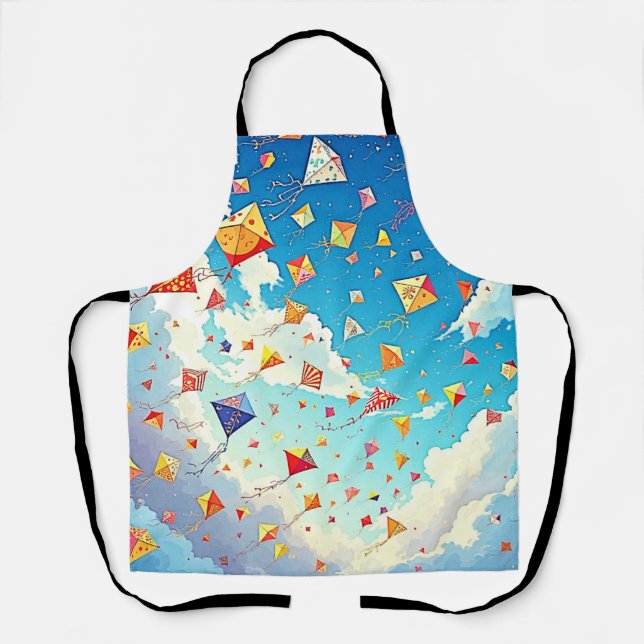 Joyful Kites Soaring High Apron (Front)