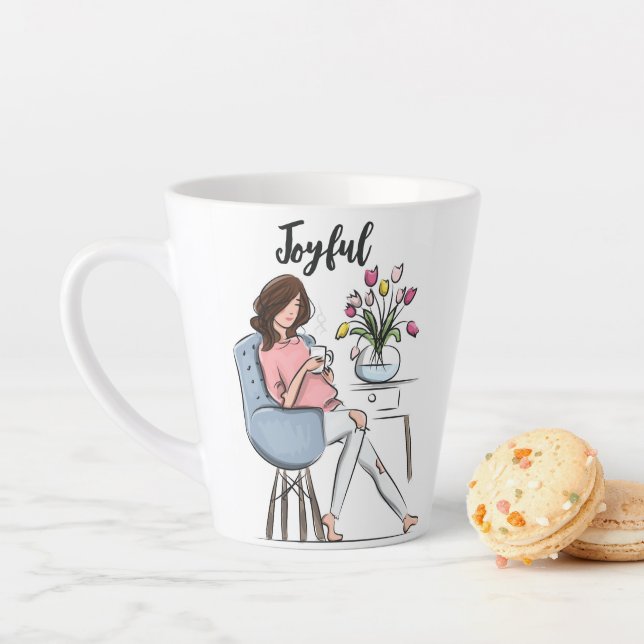 Joyful Latte Mug (In Situ)