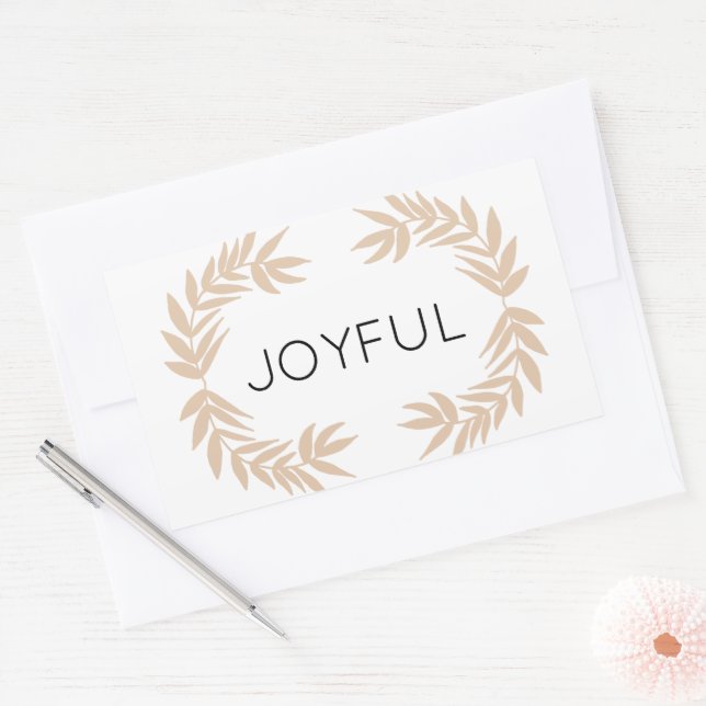 Joyful Leaves Sticker (Envelope)