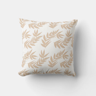 Joyful Leaves Throw Pillow