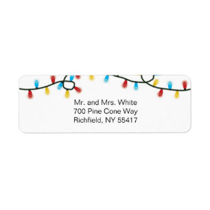 Joyful Lights Address Labels