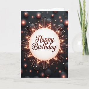 Joyful Luminous Birthday Card