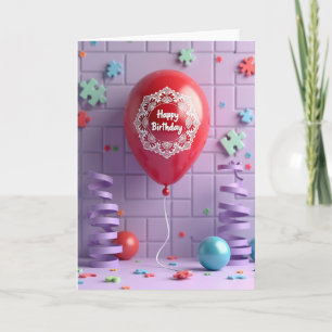 Joyful Mandala Sphere Card