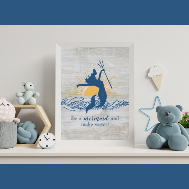 Joyful Mermaid Inspirational Poster (Creator Uploaded)