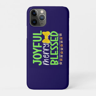 Joyful Merry Blessed-81053 Paper Coaster iPhone 11 Pro Case