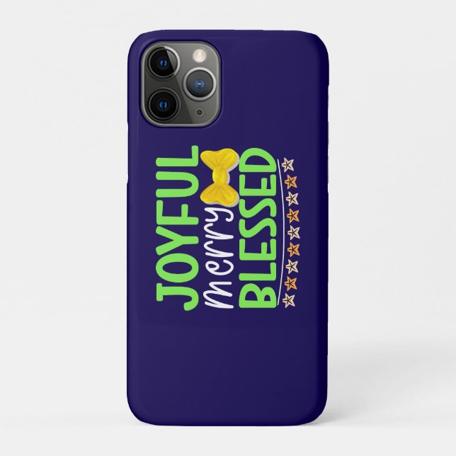 Joyful Merry Blessed-81053 Paper Coaster Case-Mate iPhone Case (Back)