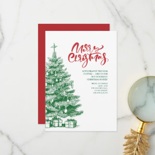 Joyful Minimalist Holiday  Thank You Card