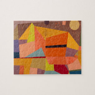 Joyful Mountain Landscape 1929 by Paul Klee Jigsaw Puzzle