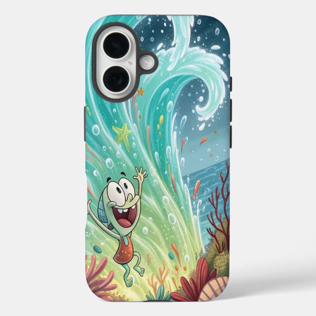 Joyful Neon Surge. Case-Mate iPhone Case (Back)