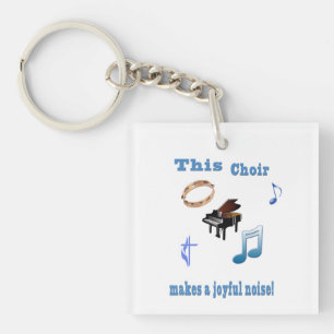 Joyful Noise keychain
