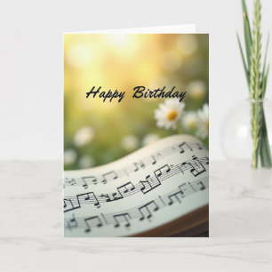 Joyful Notes Birthday Card