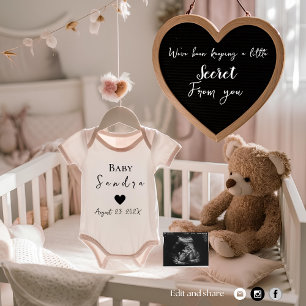 Joyful Nursery Reveal pregnancy announcement card