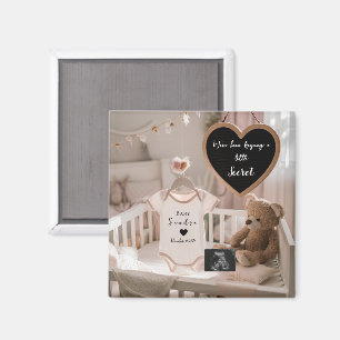 Joyful Nursery Reveal pregnancy announcement gift Magnet