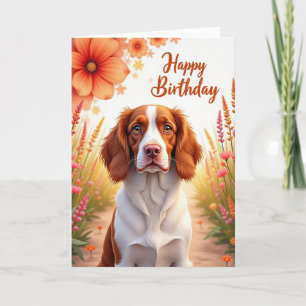 Joyful Pet Floral Birthday Card