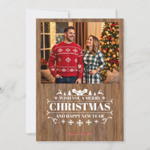 Joyful Photo Christmast Greeting Card