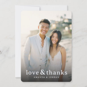 Joyful Photo Thank You Card