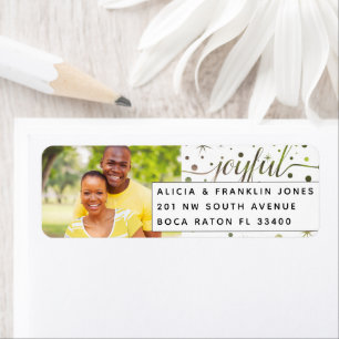 JOYFUL Picture Colour Matching Script Typography