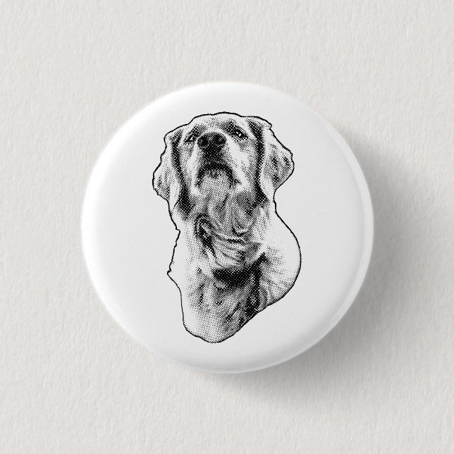 Joyful Print, Dot Parade 1 Inch Round Button (Front)