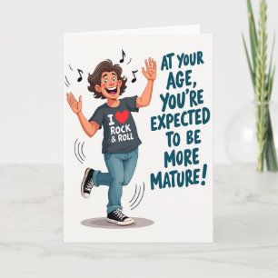 Joyful Rocker Birthday Card