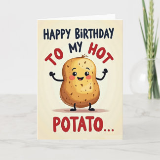 Joyful Root Vegetable Birthday Card