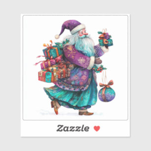 Joyful Santa Spreading Holiday Cheer