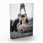 Joyful Script Photo Block<br><div class="desc">This charming photo block features your favourite photo with JOYFUL in a beautiful script and your details in chic lettering. Great as a gift or to display your favourite photo in your own home.</div>