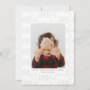 joyful script photo plaid elegant colourful