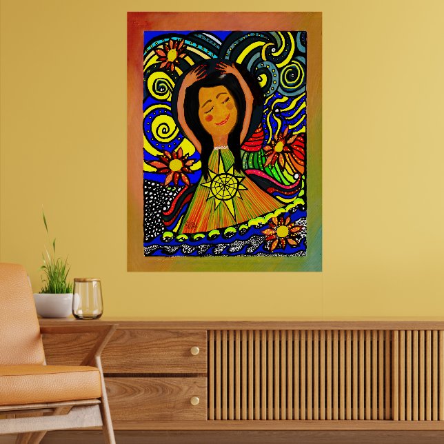 Joyful Serenity: A Celebration of Inner Peace Poster (Living Room 2)