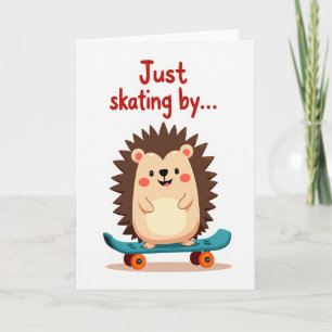 Joyful Skater Critter Card