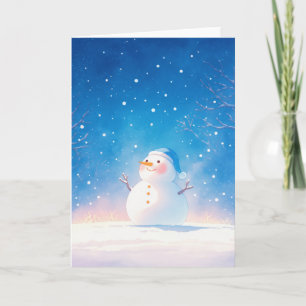 Joyful Snowman Card