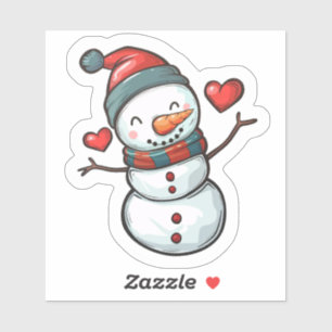 Joyful Snowman Celebrates Christmas!