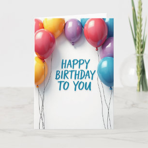 Joyful Sphere Birthday Card