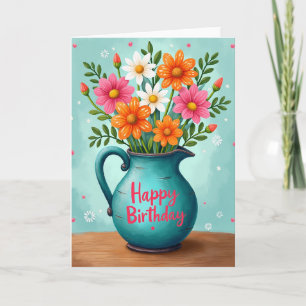 Joyful Spring Birthday Card