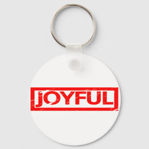 Joyful Stamp Keychain