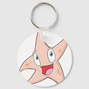 Joyful Starfish Keychain