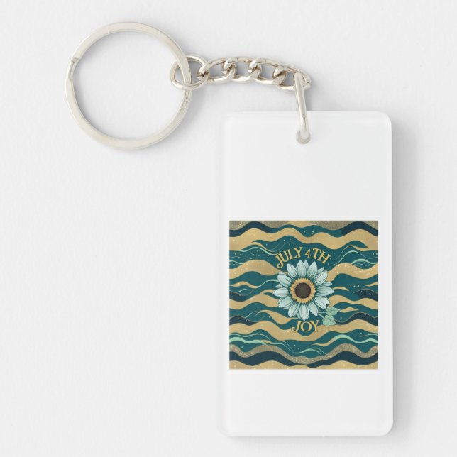 Joyful Sun Keychain (Front)