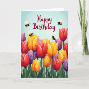 Joyful Sunny Floral Card