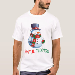 Joyful tidings Magic Snowman T-Shirt
