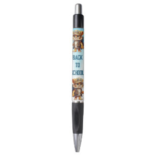 Joyful Tiger Cub with Backpack and juice Pen