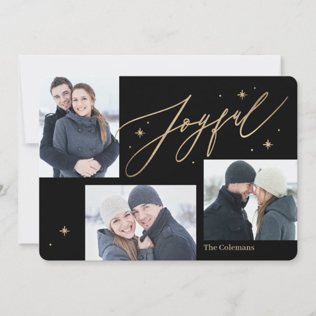 Joyful Times 3 Photos Cartes photos de vacances (Devant)