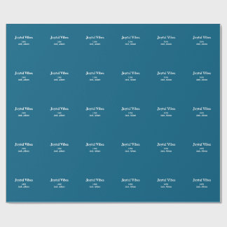 Joyful Vibes green Christmas holidays love family Wrapping Paper